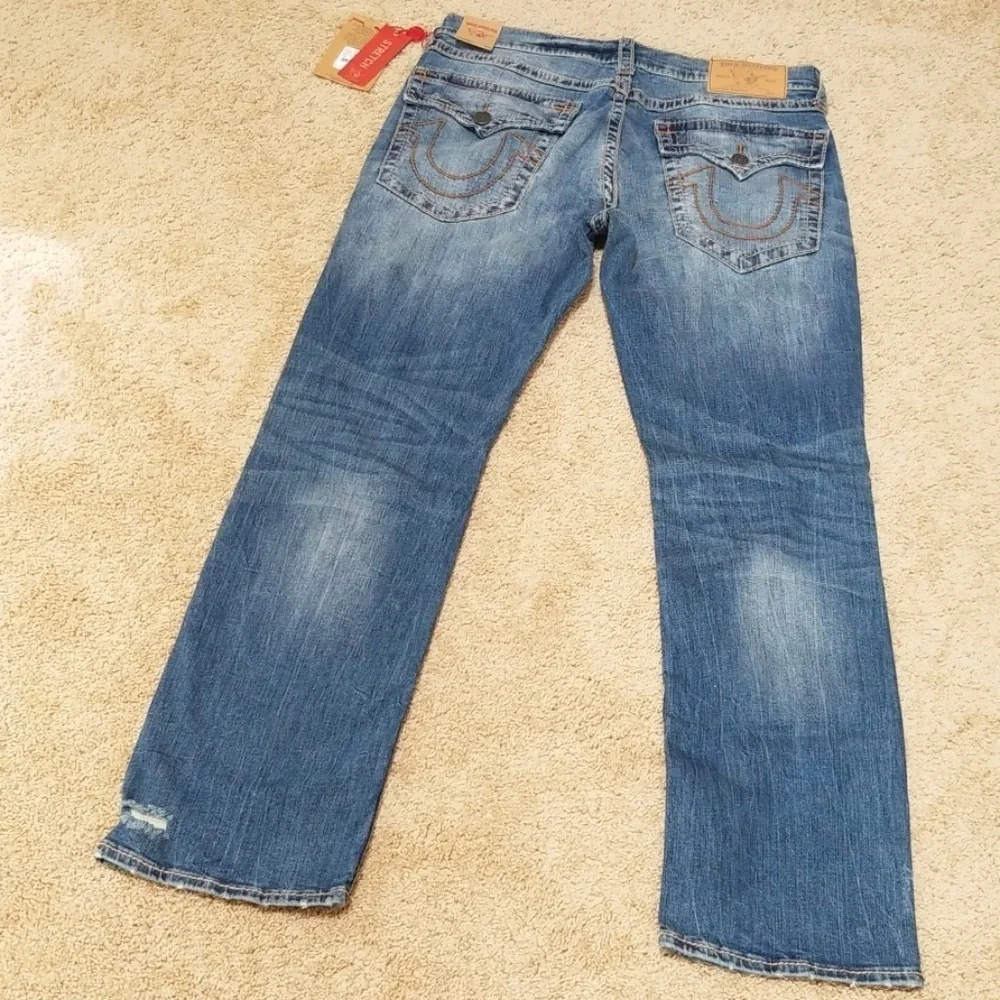 NWT! TRUE RELIGION Blue Size 34 Straight Jeans